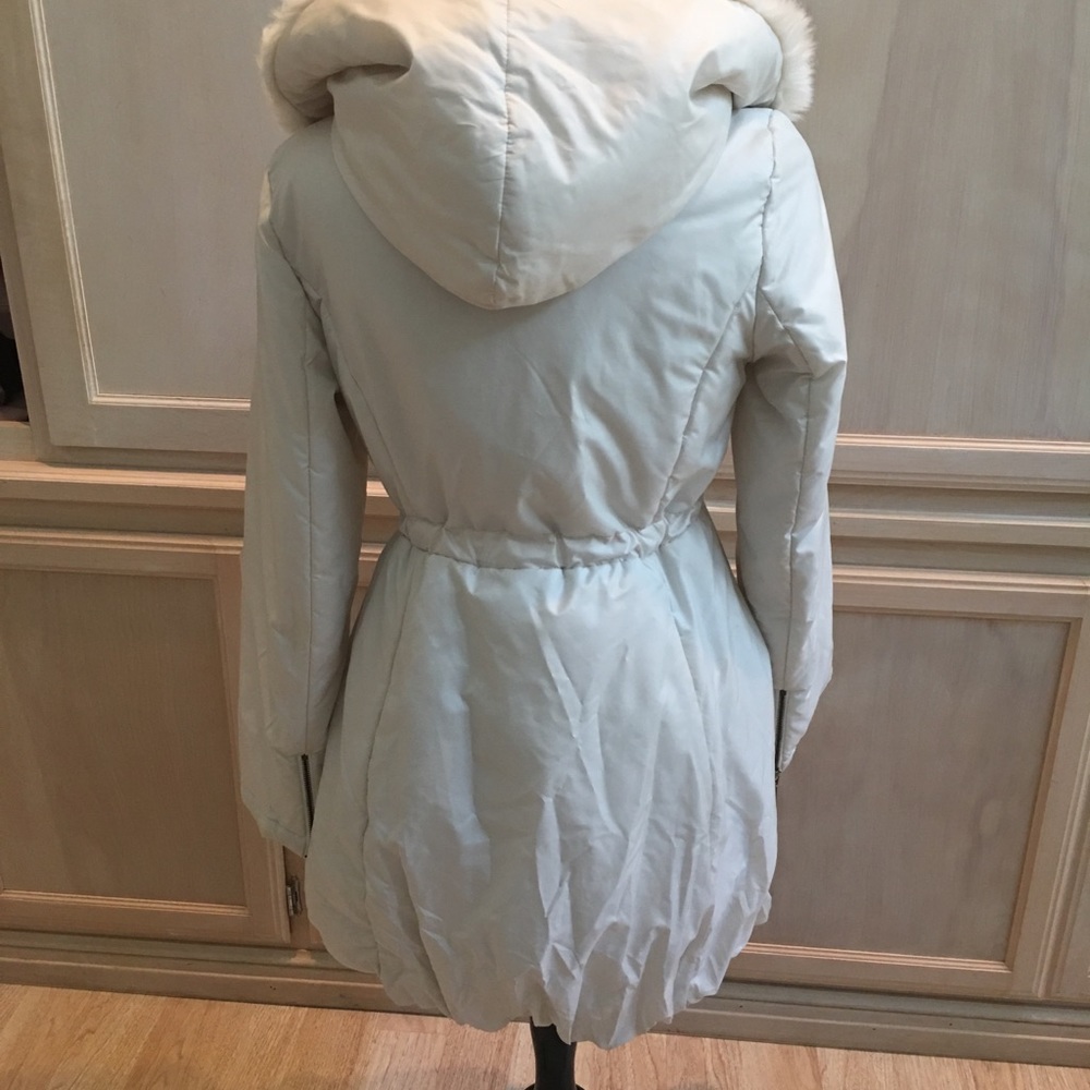 BCBG jacket with fur hoodie - Picture 3 of 4