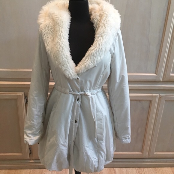 BCBGeneration Jackets & Blazers - BCBG jacket with fur hoodie
