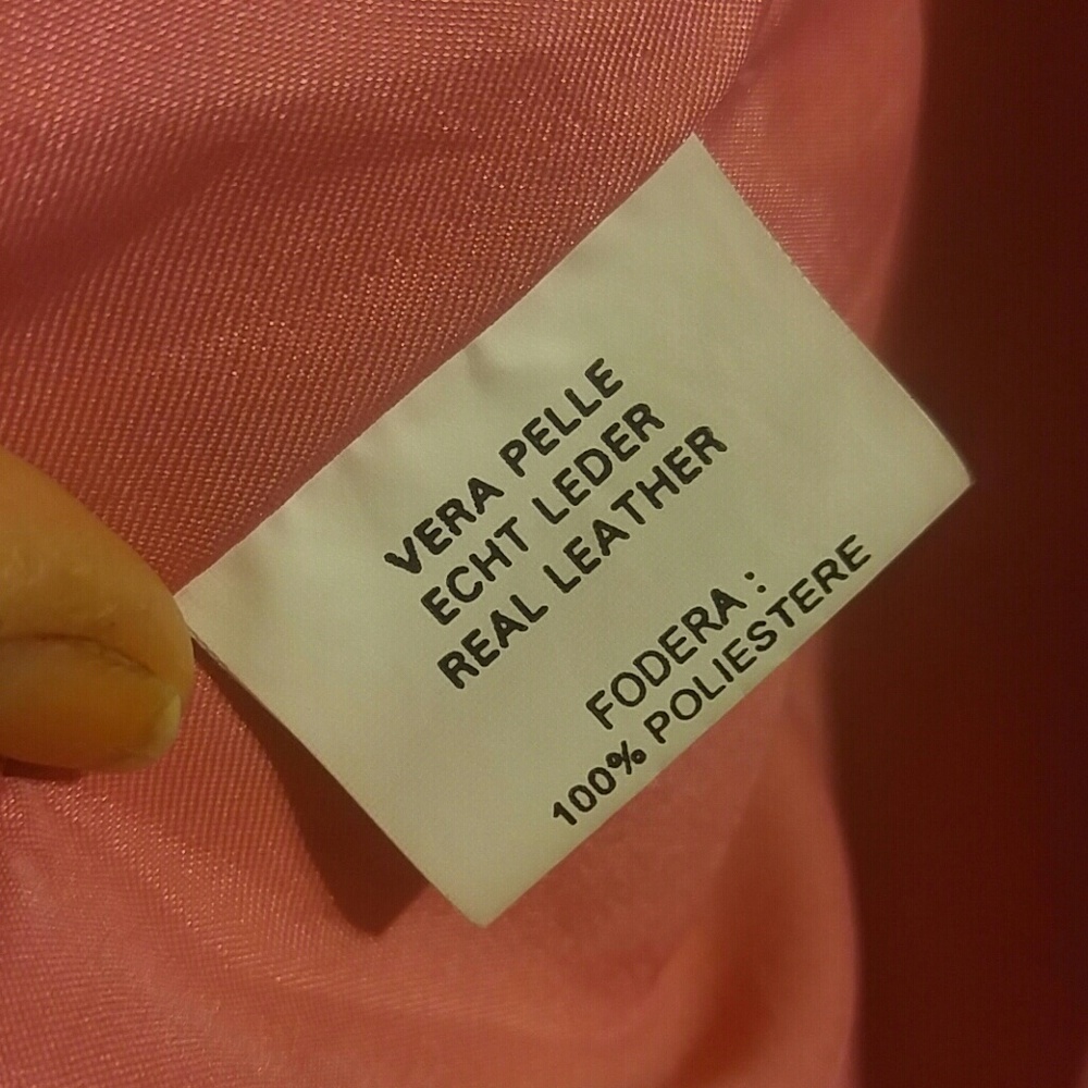 Pink Leather Jacket - Picture 6 of 6