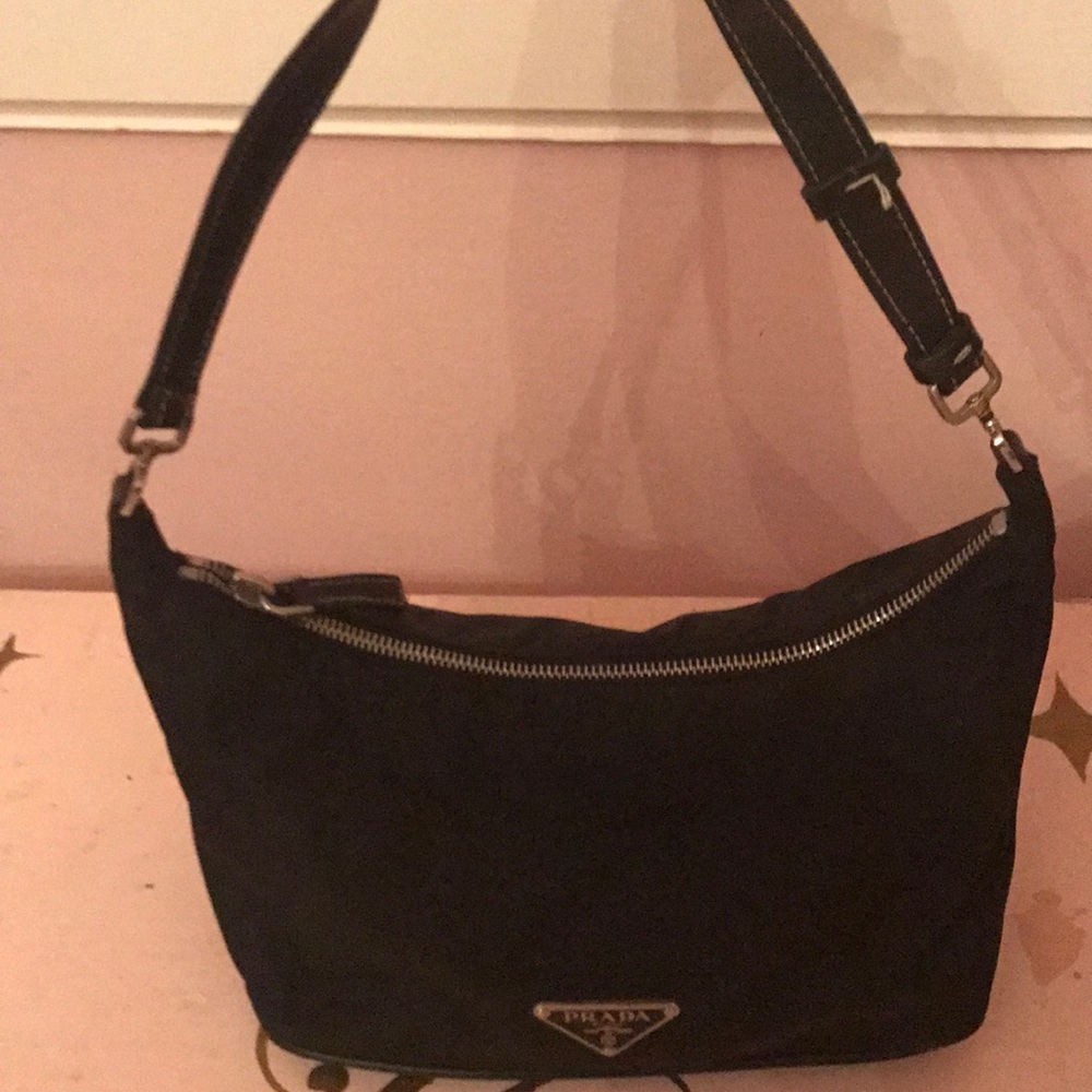 Black Prada Shoulder Bag