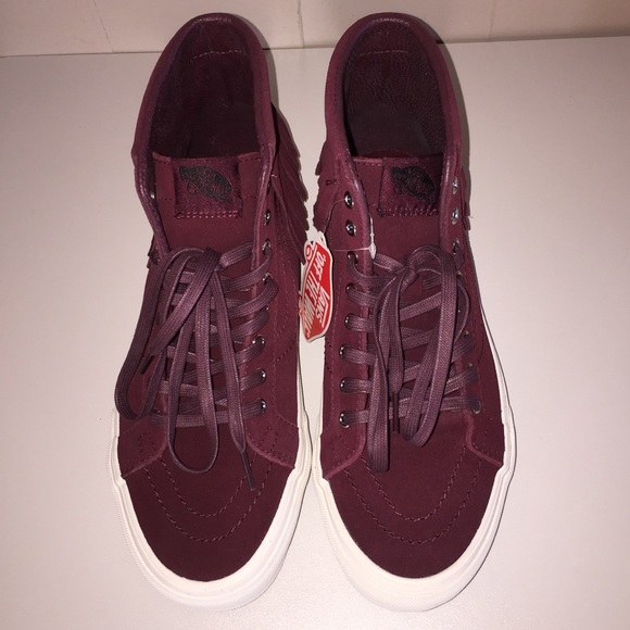 NWT Vans Suede SK-8 Hi Moc Port Royale - Picture 2 of 5