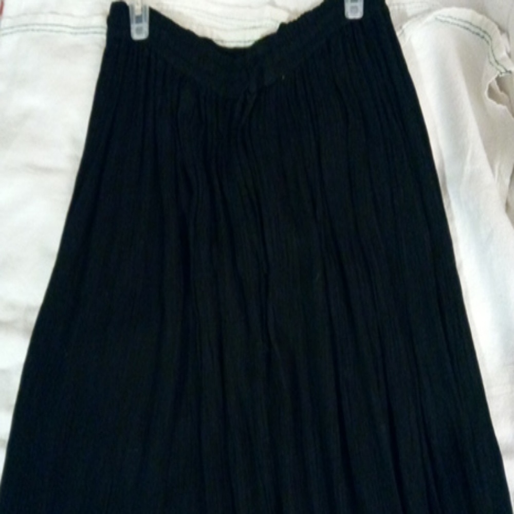 Long black skirt