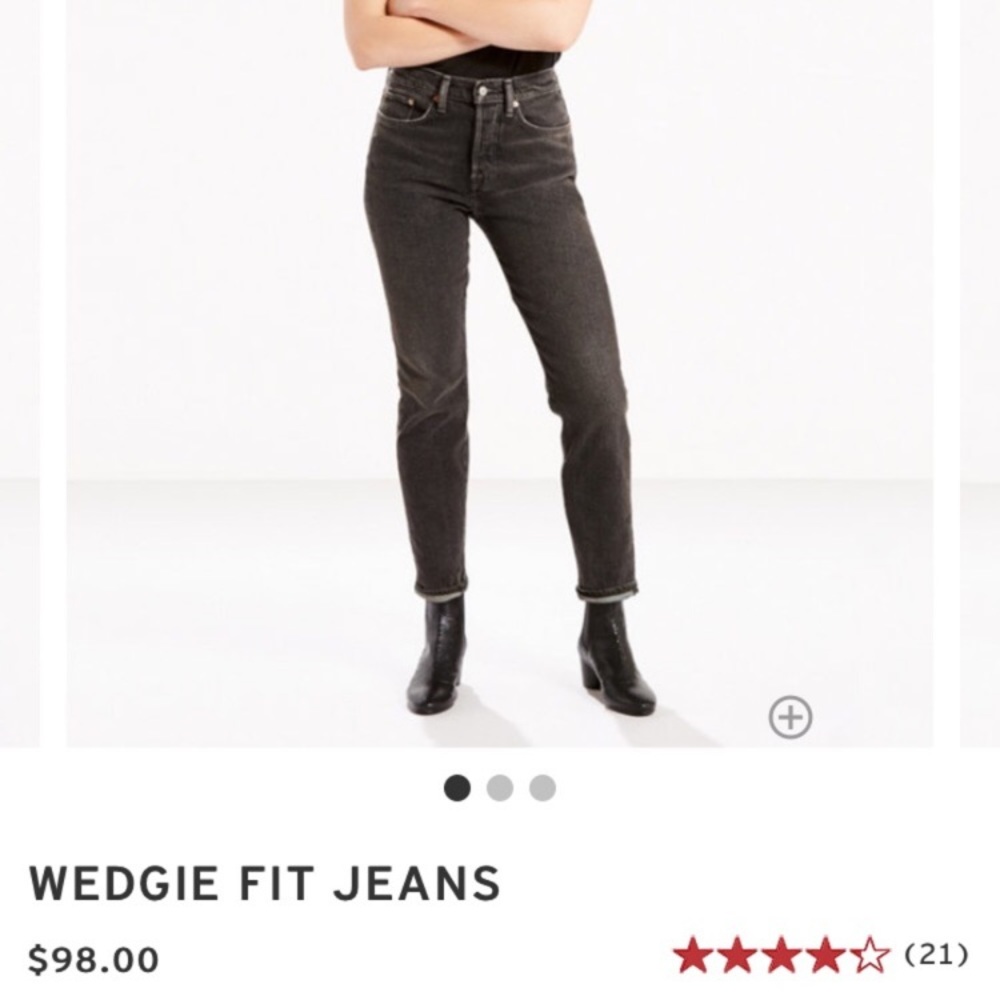 Levi's Wedgie Fit Jeans - Black