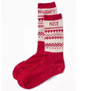 Warming socks naughty/nice