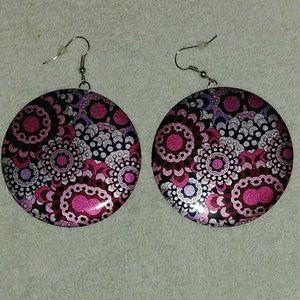 ⭐Free w/ any Purchase! Purple Mandela Earrings