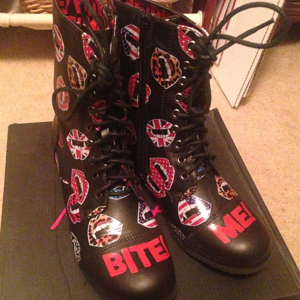 Iron Fist Bite Me! Combat Boots