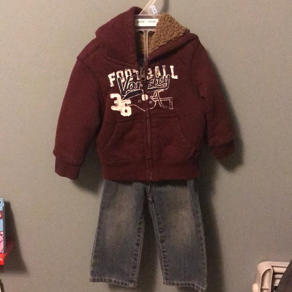 3/$13 9-12 mo jacket and jean set EST 1989