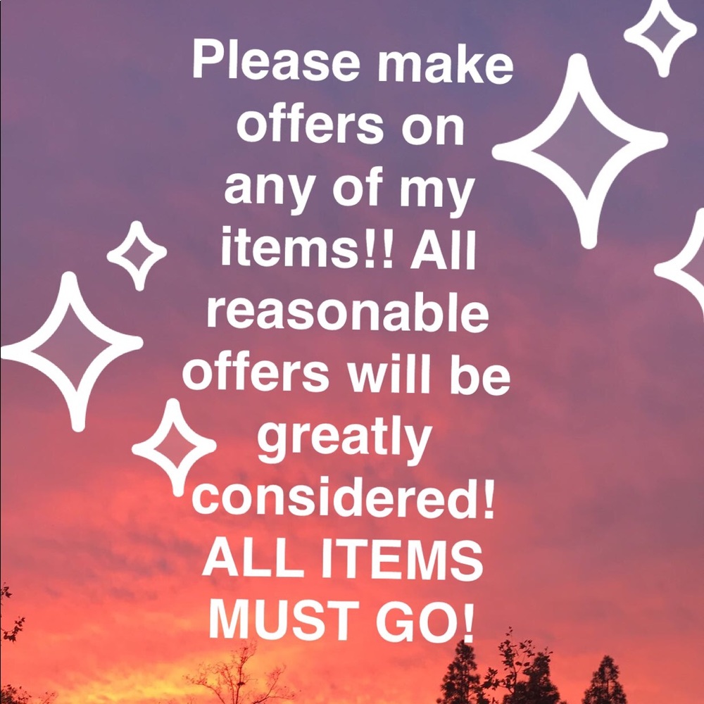ALL ITEM MUST GO!