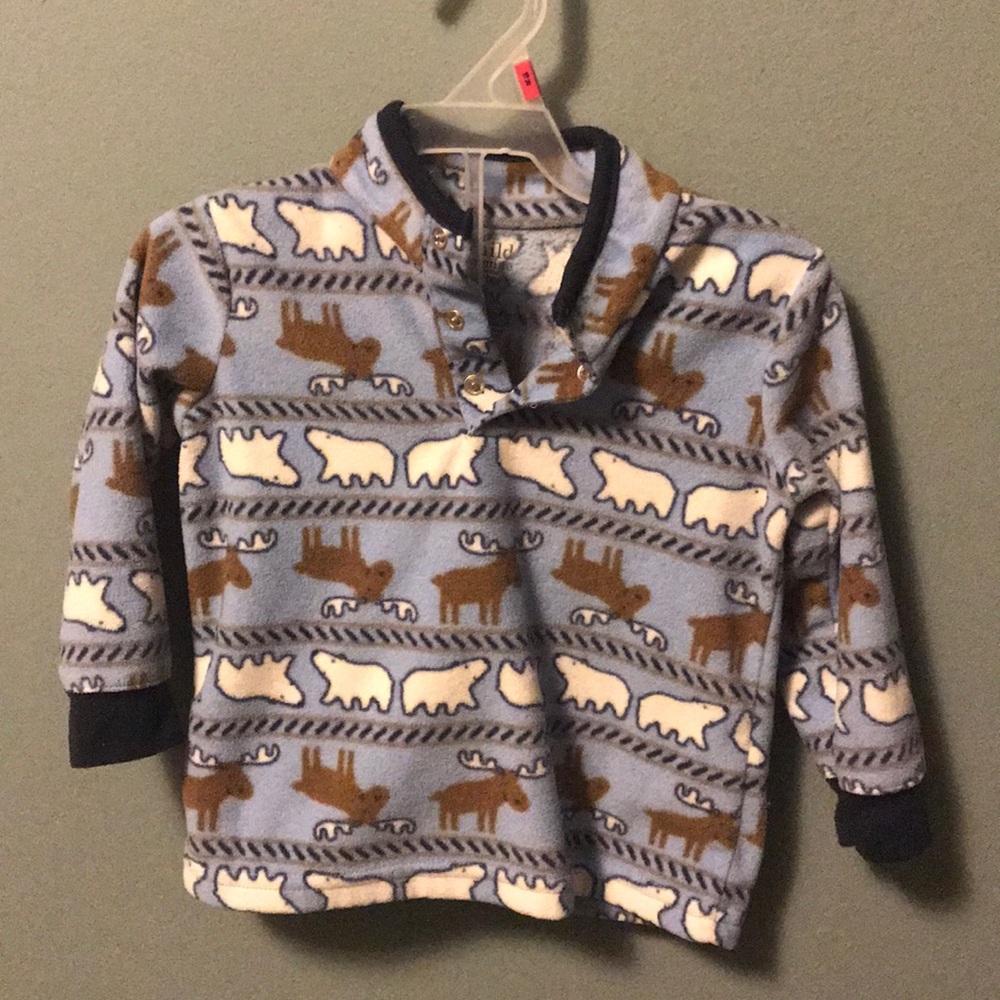 Fleece jacket with size 18 mos