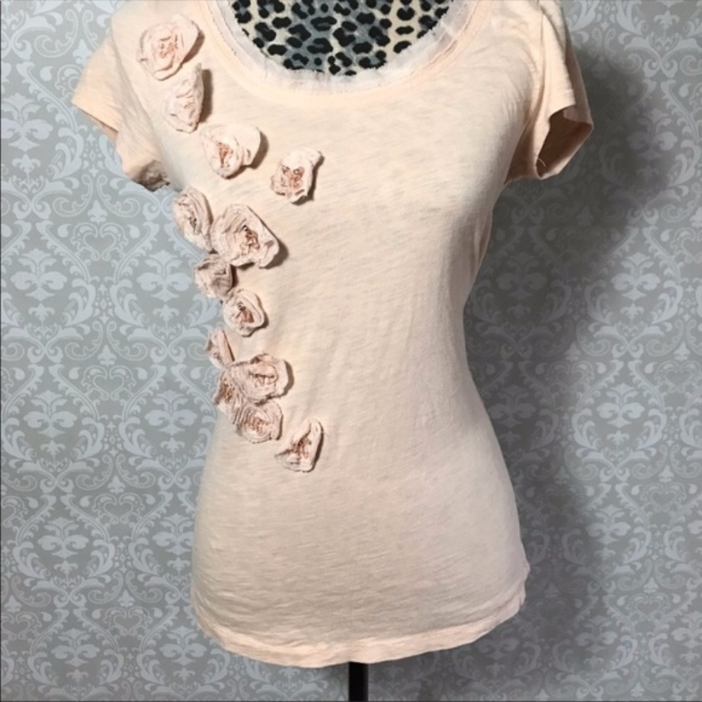 Ann Taylor Loft Flower Buds Shirt