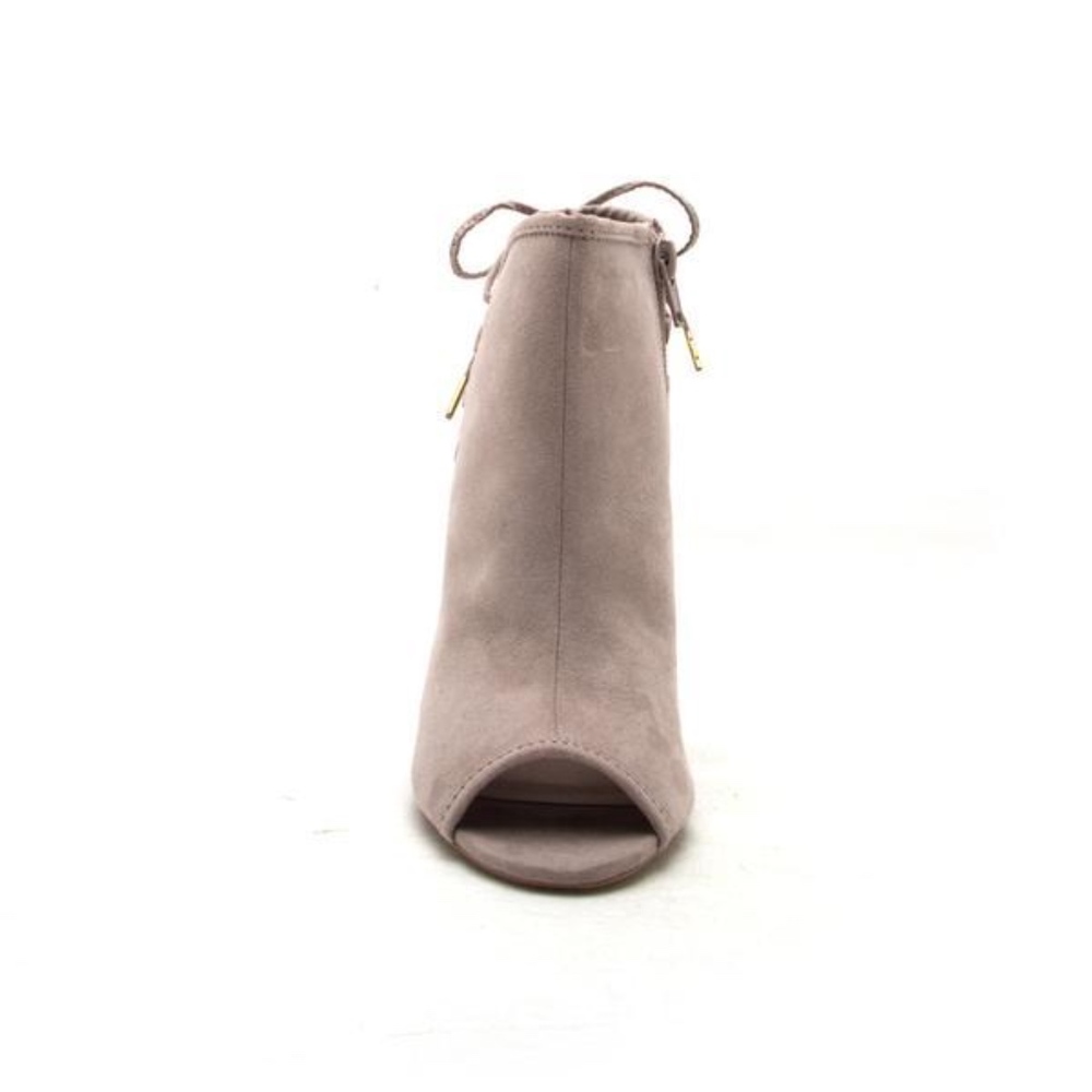 ROMANCE PEEP TOE ANKLE BOOTS - Picture 4 of 5