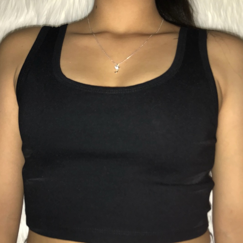 🖤 black crop top 🖤