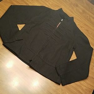 NWT black military look jacket