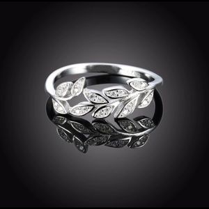 Trendy Olive Branch Ring