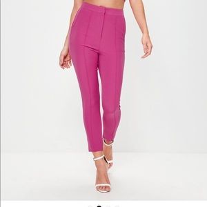 High waist trousers