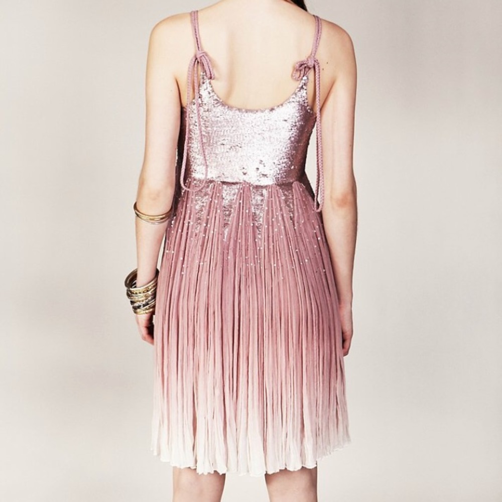 Free People washed lilac dreamy sequined dress - Picture 3 of 8