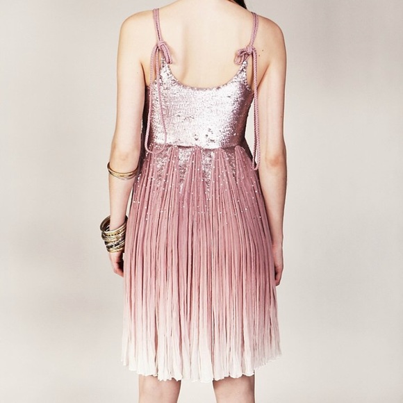 Free People washed lilac dreamy sequined dress - Picture 3 of 8