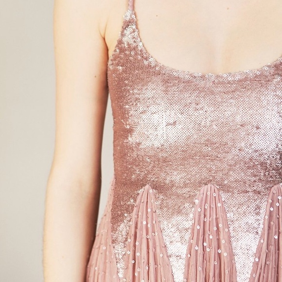 Free People washed lilac dreamy sequined dress - Picture 4 of 8