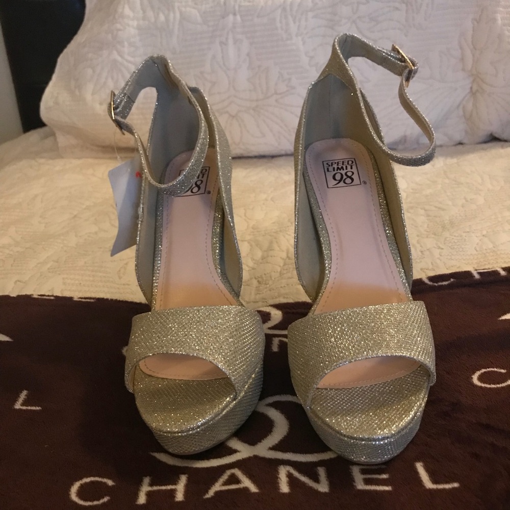 Gold heels