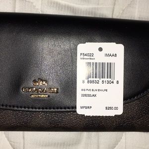 BNWT Leather Coach Wallet