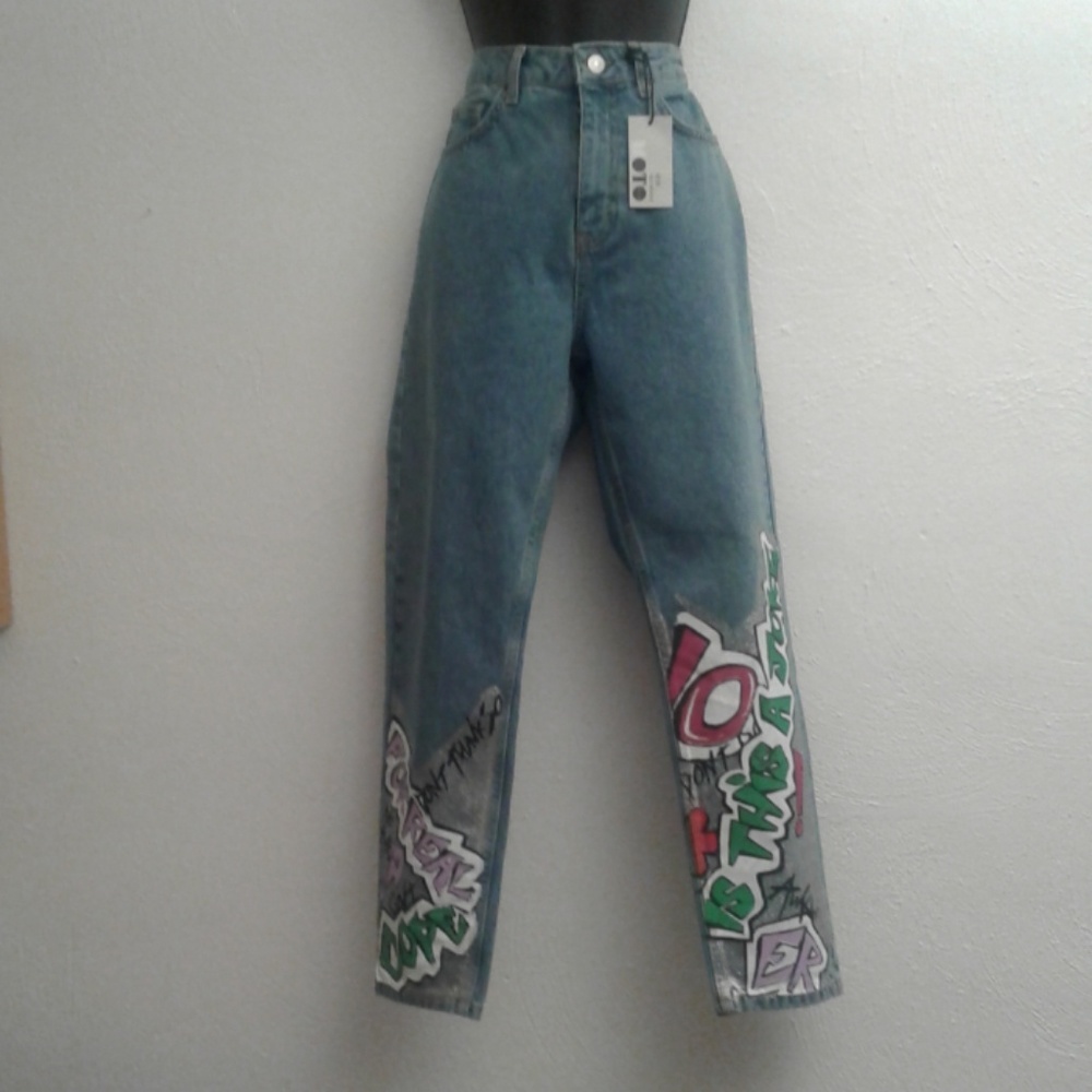 🎈NEW🎈 TOP SHOP MOTO MOM JEANS