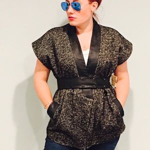 French connection jacket short sleeve size 6