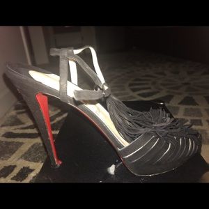 Christian Louboutin 41.5 Fringe Pumps