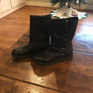 Clarks Leather Girls Boots