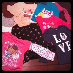 Gently used GIRLS SIZE 3T and 4T LOT