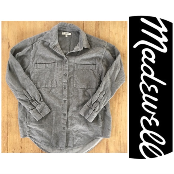 Madewell Other - Madewell Cozy gray button down