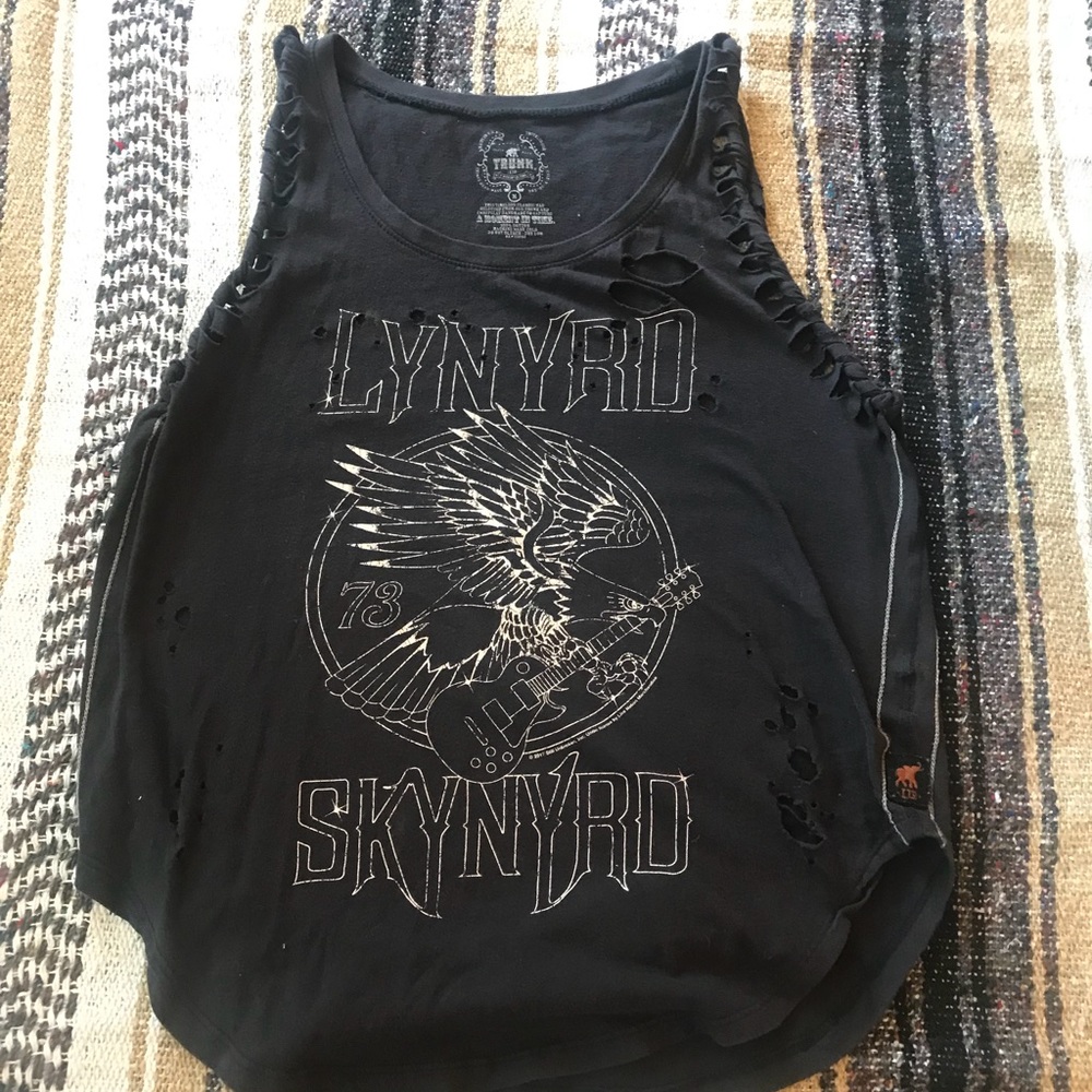 Lynard Skynard Distressed Tank