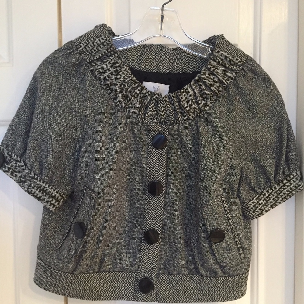 Tibi Black & White Blazer Size 4