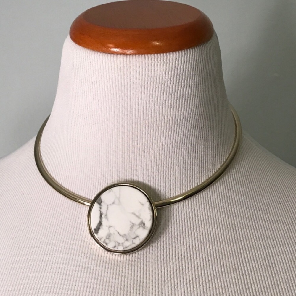 Express Marble Statement Necklace - image 1