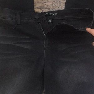 Eva Longoria for the Limited- black whiskered pant