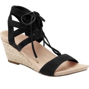 Vionic Orthaheel Tansy Espadrille Wedge Sandal
