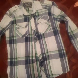 Affliction button down shirt