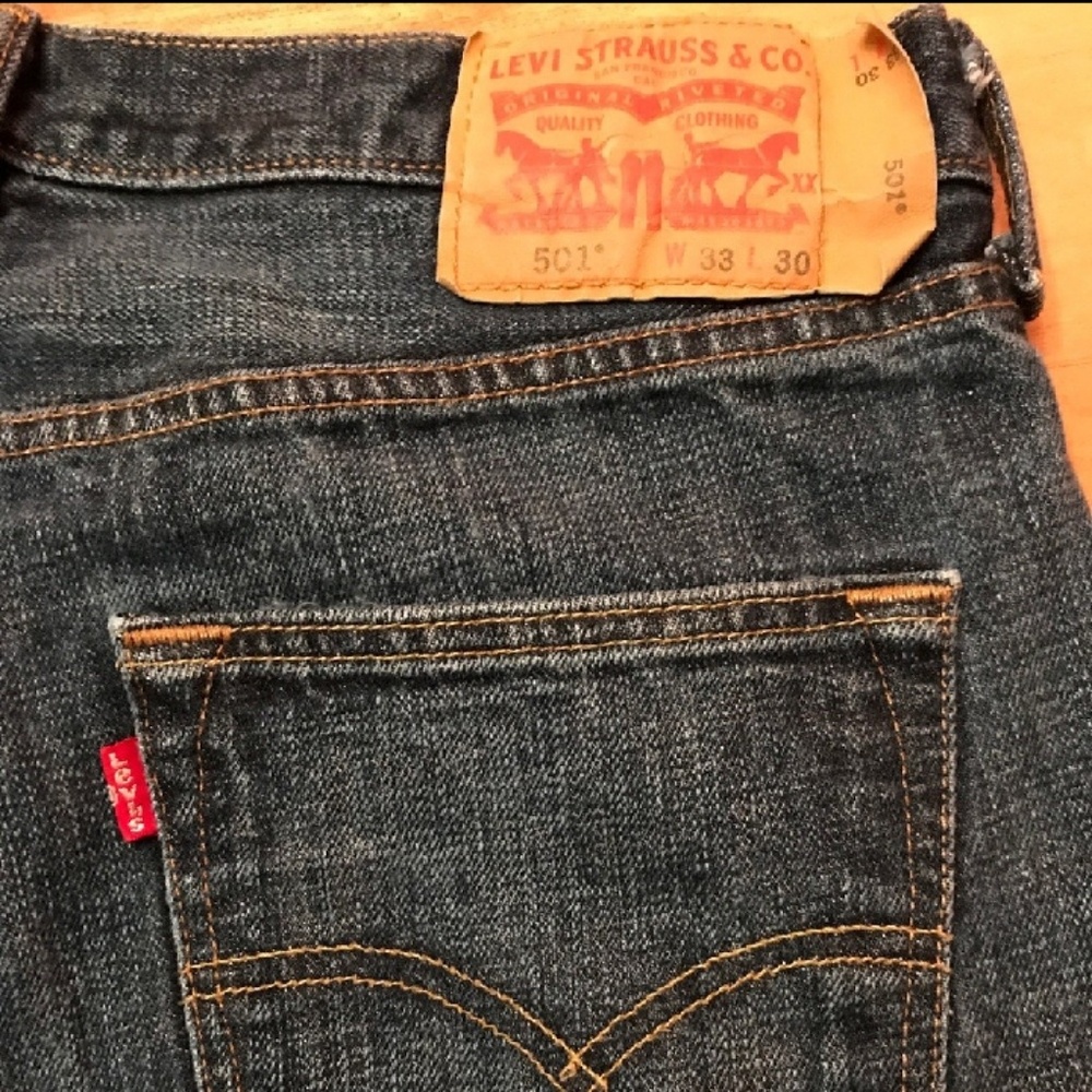 Men's levis 501 straight jeans