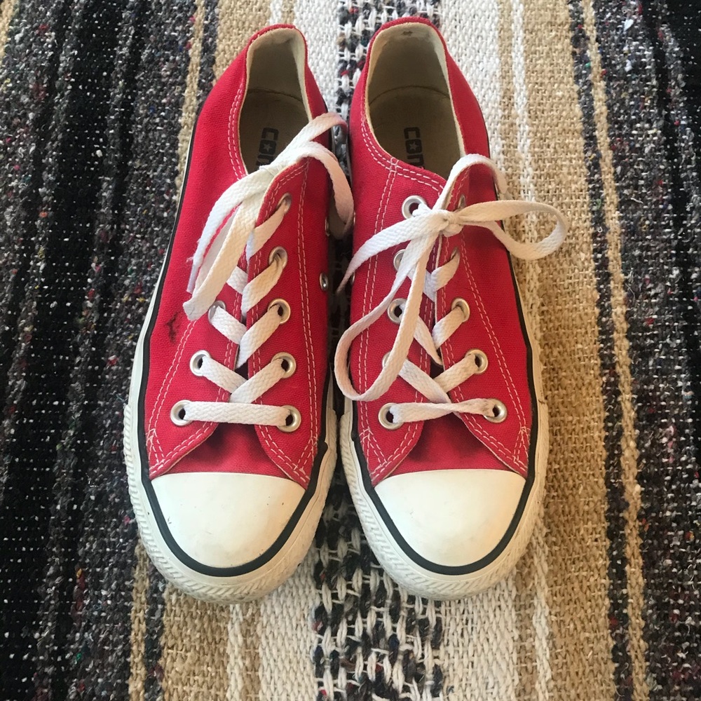 Red Converse Sneakers