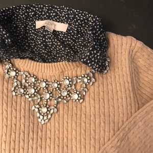 Tan Cable Knit Sweater