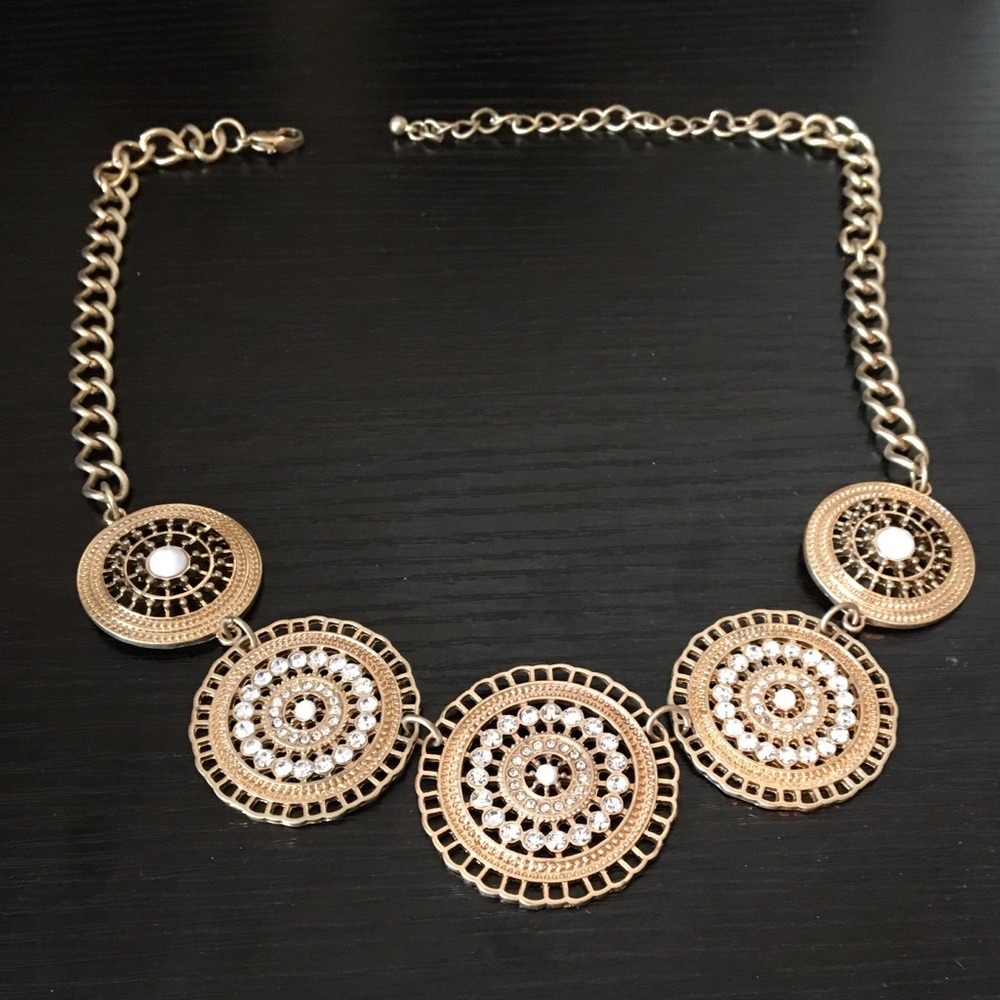 Gold Medallion Necklace