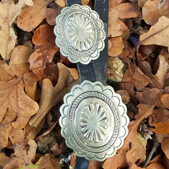 Vintage Heavy Concho Belt - Picture 3 of 3