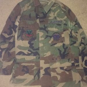 Authentic vietnam era airforce fatigue jacket