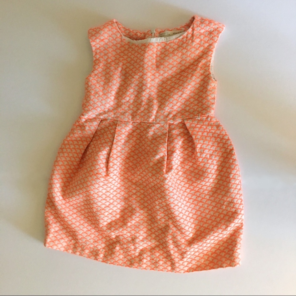 Girls’ White and Orange Zara Dress 6/7