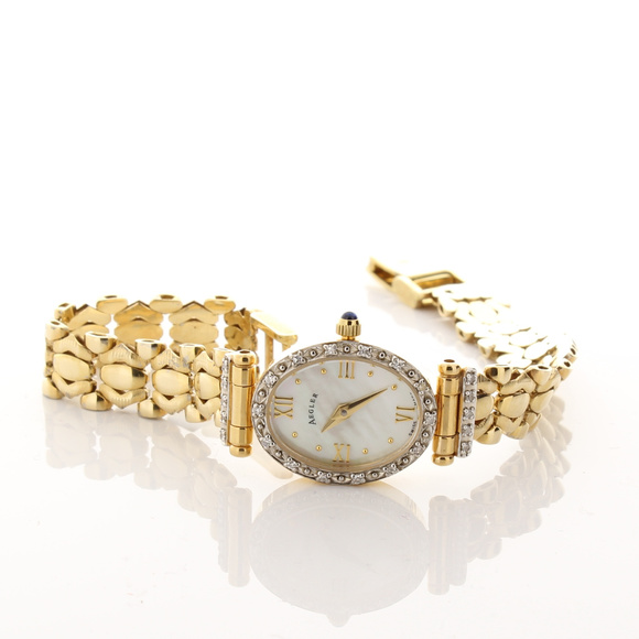 Aegler 14K Gold Swiss Movement Watch - Picture 1 of 4
