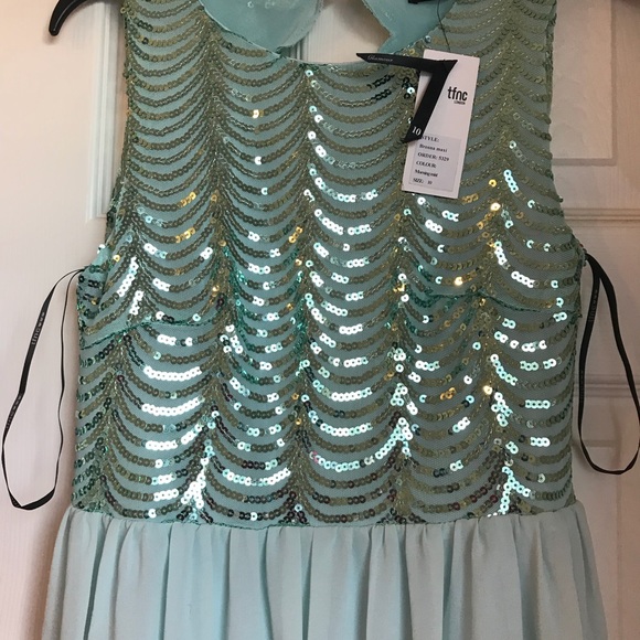 ASOS TFNC WEDDING Sequin Maxi Dress with Open Back - Picture 3 of 8