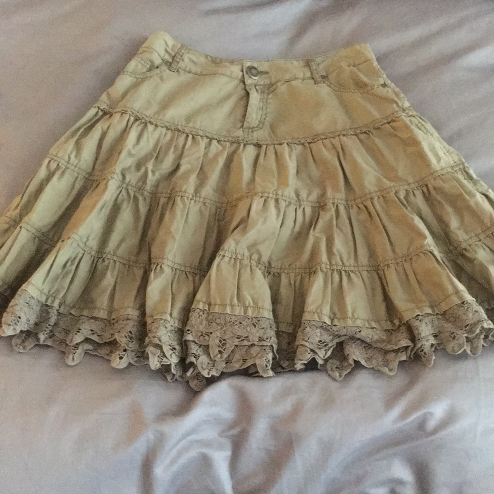 Olive Green Skirt