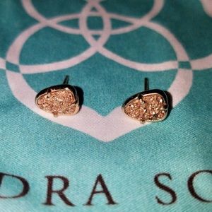 Kendra Scott Earring - Rose Gold Druzy