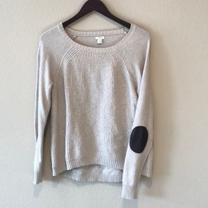 J. Crew elbow patch sweater SMALL