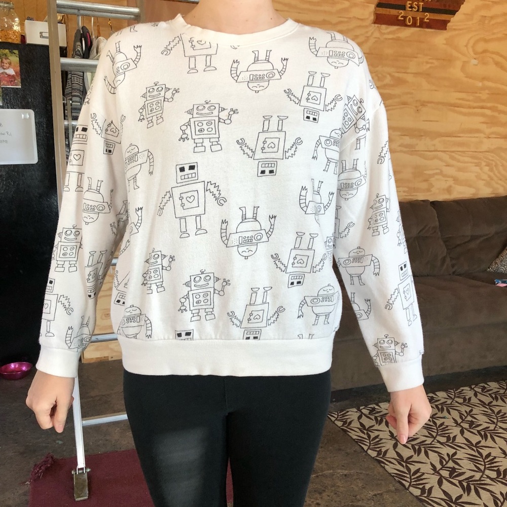 Robot sweatshirt