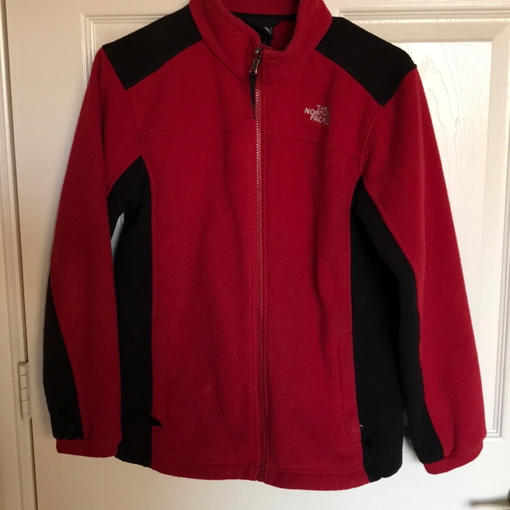Red & Black Northface Jacket